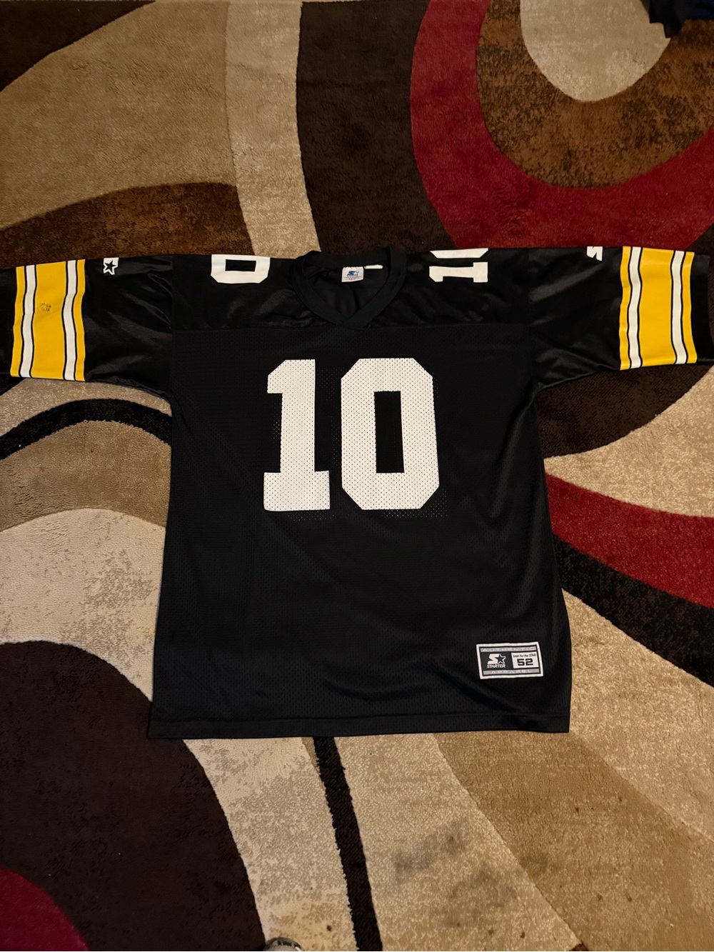 NFL Pittsburgh Steelers vintage starter football jersey size 52